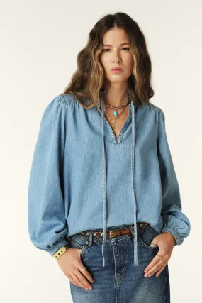 BA&SH - Louise Shirt - Light Blue