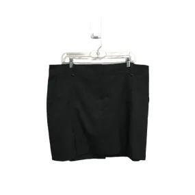 Black Athletic Skort By Izod, Size: Xl