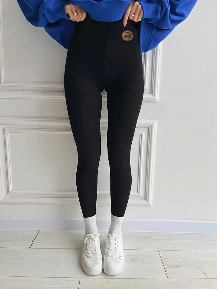 Cotton Fleece Leggings