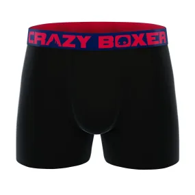 CRAZYBOXER Premium Uni Black Men's Boxer Briefs