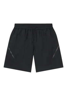 Curved Zip Track Shorts