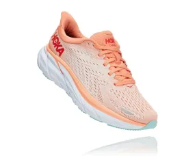 Hoka One One women's running shoe Clifton 8 1119394/CSPY cantaloupe/silver peony