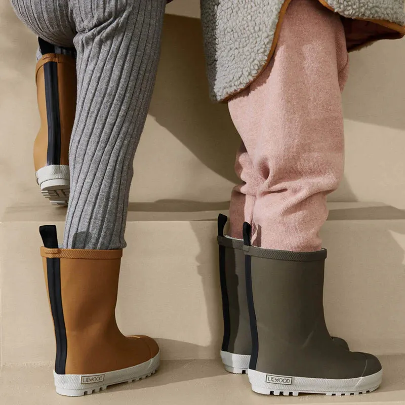 Liewood Mason Thermo Rain Boots - Golden Caramel/Sandy Mix