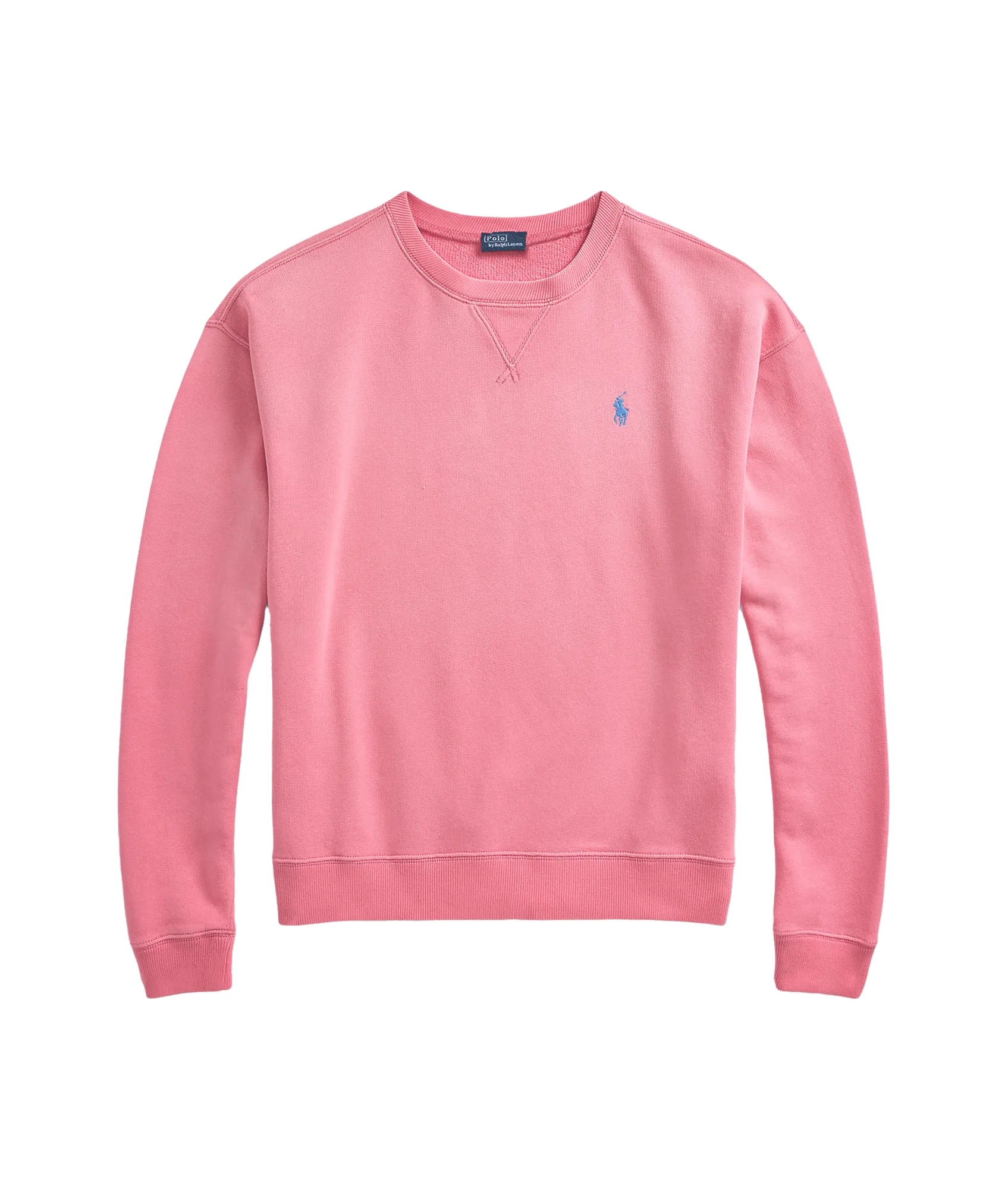 Lightweight Fleece Crewneck Pullover - Pink