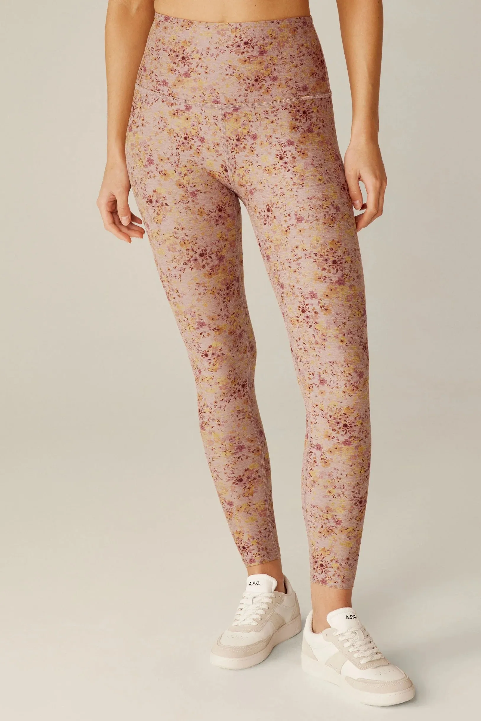 Softmark High Waisted Leggings - Meadow Floral