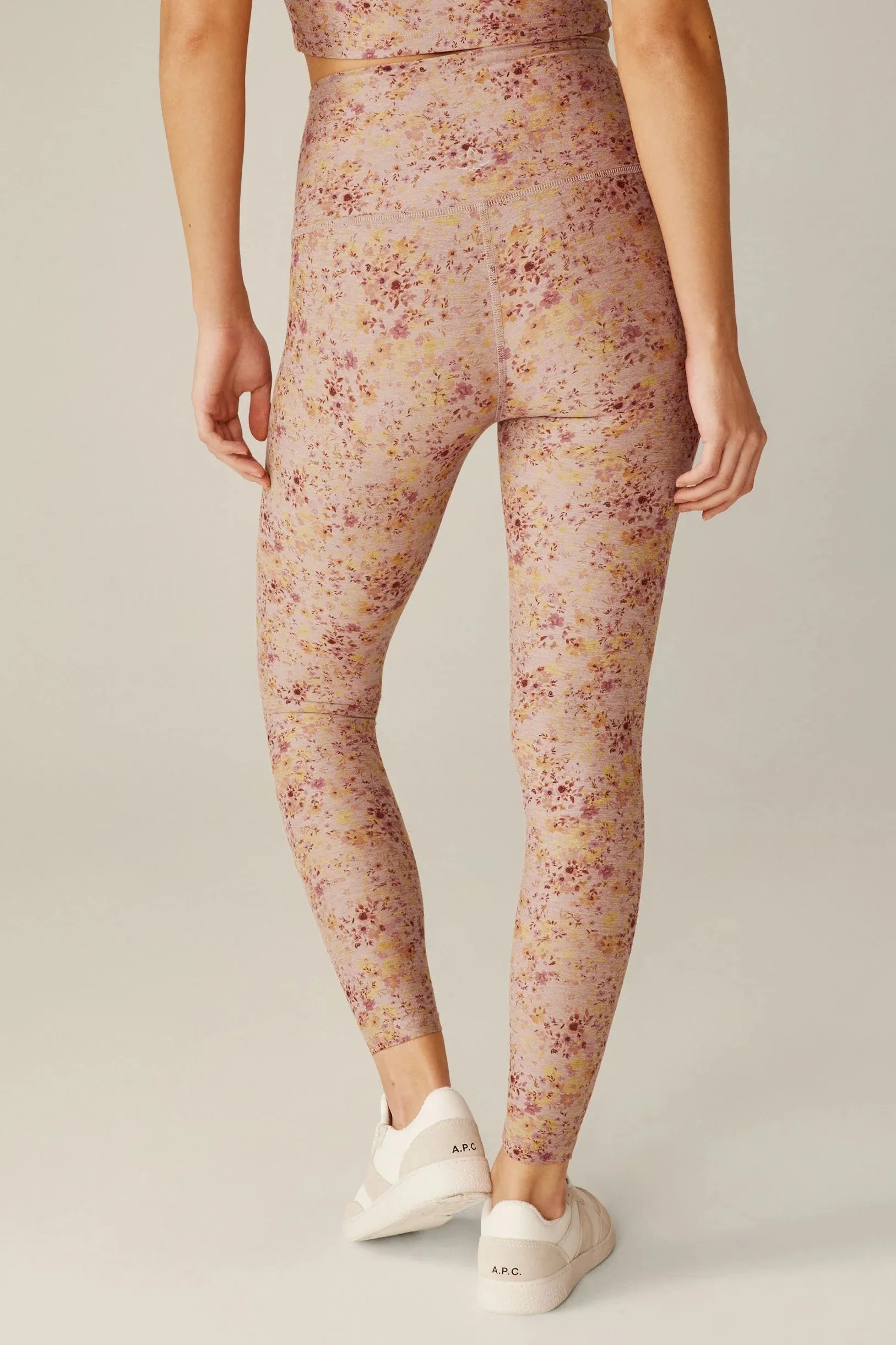 Softmark High Waisted Leggings - Meadow Floral